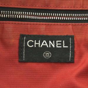 CHANEL 旧トラベルライン トートバッグ MM ハンドバッグ 6番台 黒