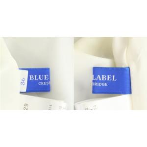 BLUE LABEL CRESTBRIDGE ワンピース チェック 36 ネイビー
