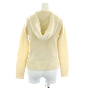 RALPH LAUREN ニット セーター 長袖 フード カシミヤ ウール M アイボリー
