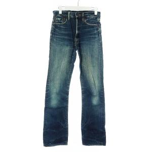 KIRO HIRATA デニムパンツ ジーンズ 赤耳 ダメージ加工 28 インディゴ