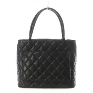 CHANEL 復刻トート トートバッグ マトラッセ ココマーク 黒 5番台