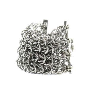 ブレスレット ボックスチェーン シルバー色