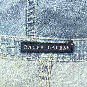 RALPH LAUREN ワンピース ロング ノースリーブ デニム 7 水色