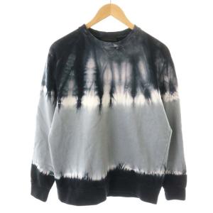 DIESEL BLACK GOLD スウェット トレーナー 長袖 総柄 コットン グレー