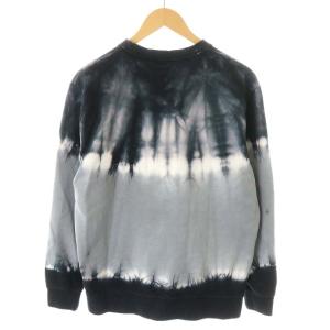 DIESEL BLACK GOLD スウェット トレーナー 長袖 総柄 コットン グレー