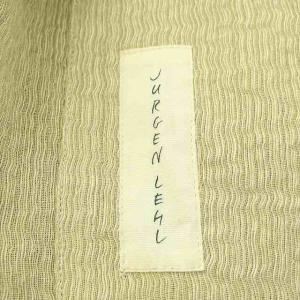 JURGEN LEHL セットアップ ジャケット ラップスカート シルク混 M ベージュ