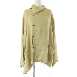 JURGEN LEHL セットアップ ジャケット ラップスカート シルク混 M ベージュ