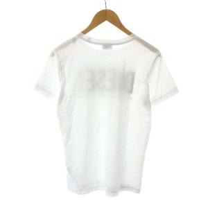 DIESEL Tシャツ コットン ロゴ XS ホワイト ブラック