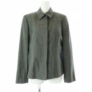 Paul Stuart スーツ セットアップ ステンカラージャケット タイトスカート ロング ウール 11 L グレー