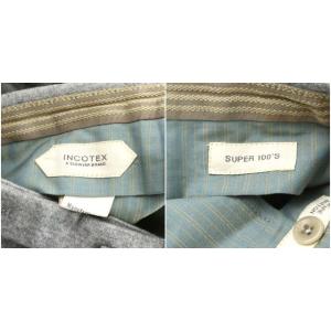 INCOTEX SLOWEAR SUPER100’S パンツ 50 グレー