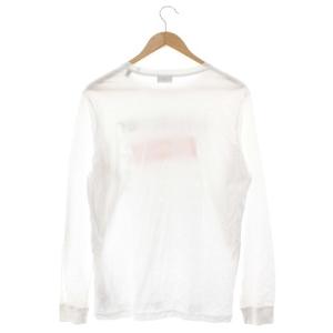 DIESEL Tシャツ カットソー クルーネック ロゴ 長袖 M ホワイト