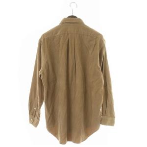 RALPH LAUREN シャツ カジュアル コーデュロイ ロゴ 長袖 L ブラウン