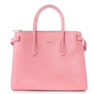 ハンドバッグ トートバッグ レザー ピンク