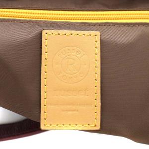 russet ハンドバッグ ショルダーバッグ 2WAY ナイロン モノグラム ネイビー