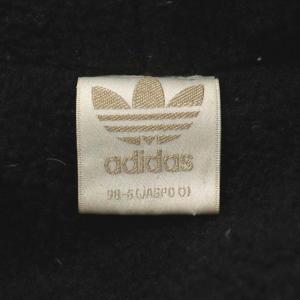 adidas three stripes ヴィンテージ パーカー ジップアップ 長袖 ロゴ 0 ブラック