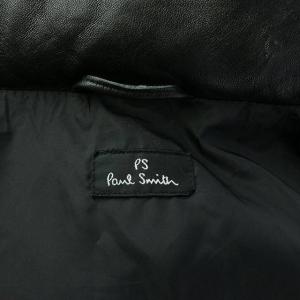 PAUL SMITH ダウンジャケット 羊革 L 黒