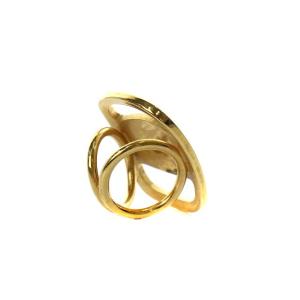 Salvatore Ferragamo ヴァラ スカーフリング ゴールド