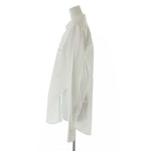 alexanderwang シャツ ブラウス バックロゴ 長袖 コットン 0 ホワイト