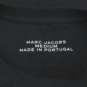 MARC JACOBS Tシャツ カットソー 半袖 ロゴ コットン M ブラック レッド