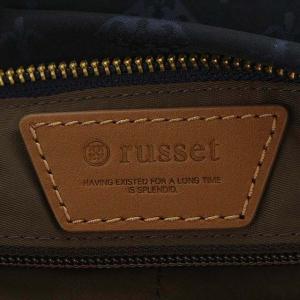 russet ショルダーバッグ モノグラム 総柄 ナイロン ネイビー