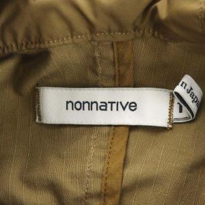 nonnative ミリタリージャケット プルオーバー フード コットン 1 S ブラウン NN-J2805