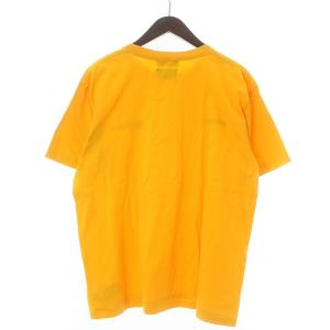 WIND AND SEA MINTCREW Tシャツ カットソー 半袖 ロゴ 刺繍 L イエロー オレンジ