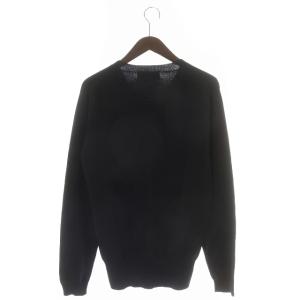 Y's for men ニット カットソー Vネック 長袖 3 ブラック