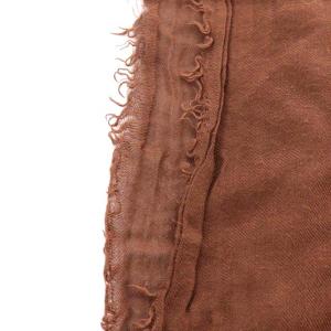 Faliero Sarti ストール マフラー フリンジ ブラウン