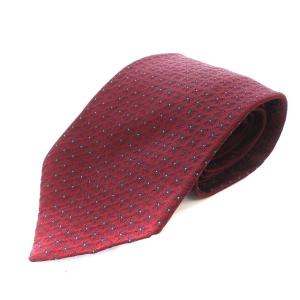 ネクタイ ワイドタイ ココマーク 花柄 シルク レッド