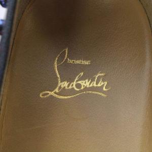 Christian Louboutin スリッポン シューズ スタッズ グラデーション 43 赤 青