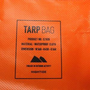 WIND AND SEA TARP BAG 防水タープバッグ ハンドバッグ ロゴ オレンジ ホワイト