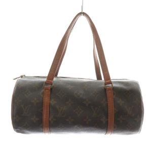 LOUIS VUITTON M51385 パピヨン30 旧型 モノグラム ハンドバッグ 茶