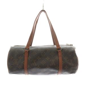 LOUIS VUITTON M51385 パピヨン30 旧型 モノグラム ハンドバッグ 茶