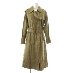 ヴィンテージ MARUZEN別注 トレンチコート 裏地ノバチェック カーキ
