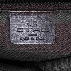 ETRO ショルダーバッグ 2WAY ペイズリー ダークブラウン