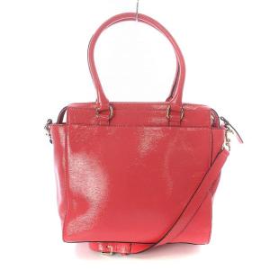 kate spade new york ショルダーバッグ 2WAY エナメル ピンク