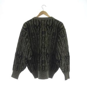 Christian Dior MONSIEUR ヴィンテージ ニット 総柄 L カーキ