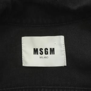 MSGM デニムジャケット 38 ブラック