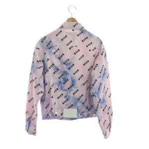 MSGM デニムジャケット 38 ピンク