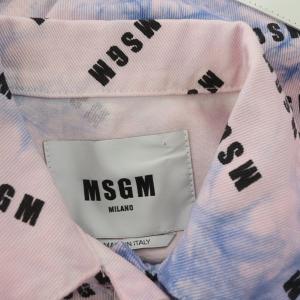 MSGM デニムジャケット 38 ピンク