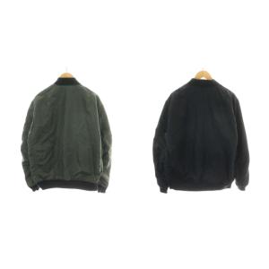 AVIREX MA-1 フライトジャケット リバーシブル 2XL カーキ ブラック