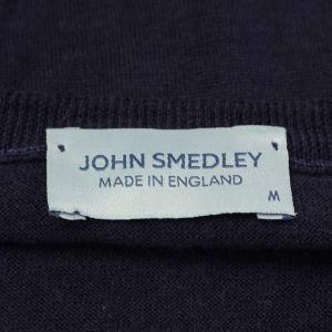 JOHN SMEDLEY ニット セーター 長袖 ウール M パープル