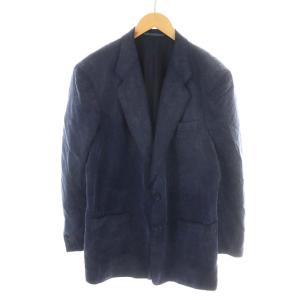 テーラードジャケット シングル 50-36 XL ネイビー