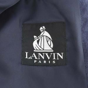 LANVIN テーラードジャケット シングル 50-36 XL ネイビー