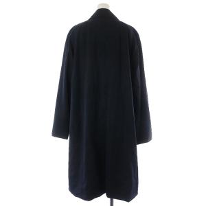 Aquascutum チェスターコート ダブル 金ボタン 英国製 ウール ネイビー