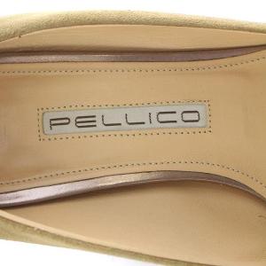 PELLICO パンプス シューズ スエード ヒール ポインテッドトゥ 37 23cm ベージュ
