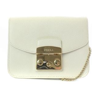 メトロポリス ショルダーバッグ ポシェット ミニ レザー ホワイト