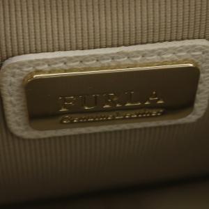 FURLA メトロポリス ショルダーバッグ ポシェット ミニ レザー ホワイト