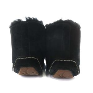 UGG australia ALENA モカシン ムートン ボア 22.0cm ブラック