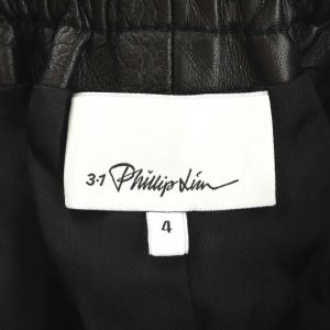 3.1 phillip lim ジョガーパンツ レザー 4 ブラック